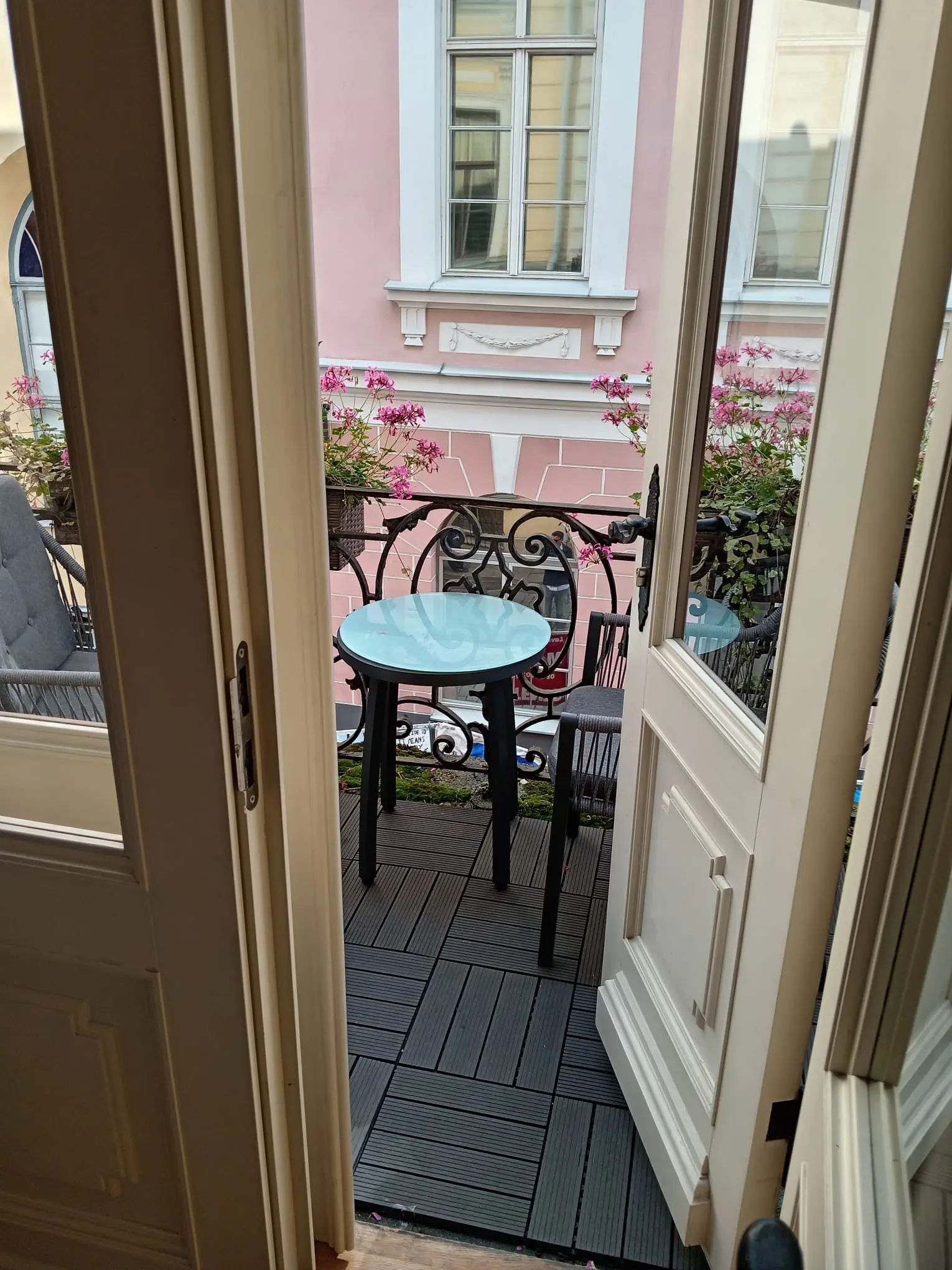 Beautiful balcony view
